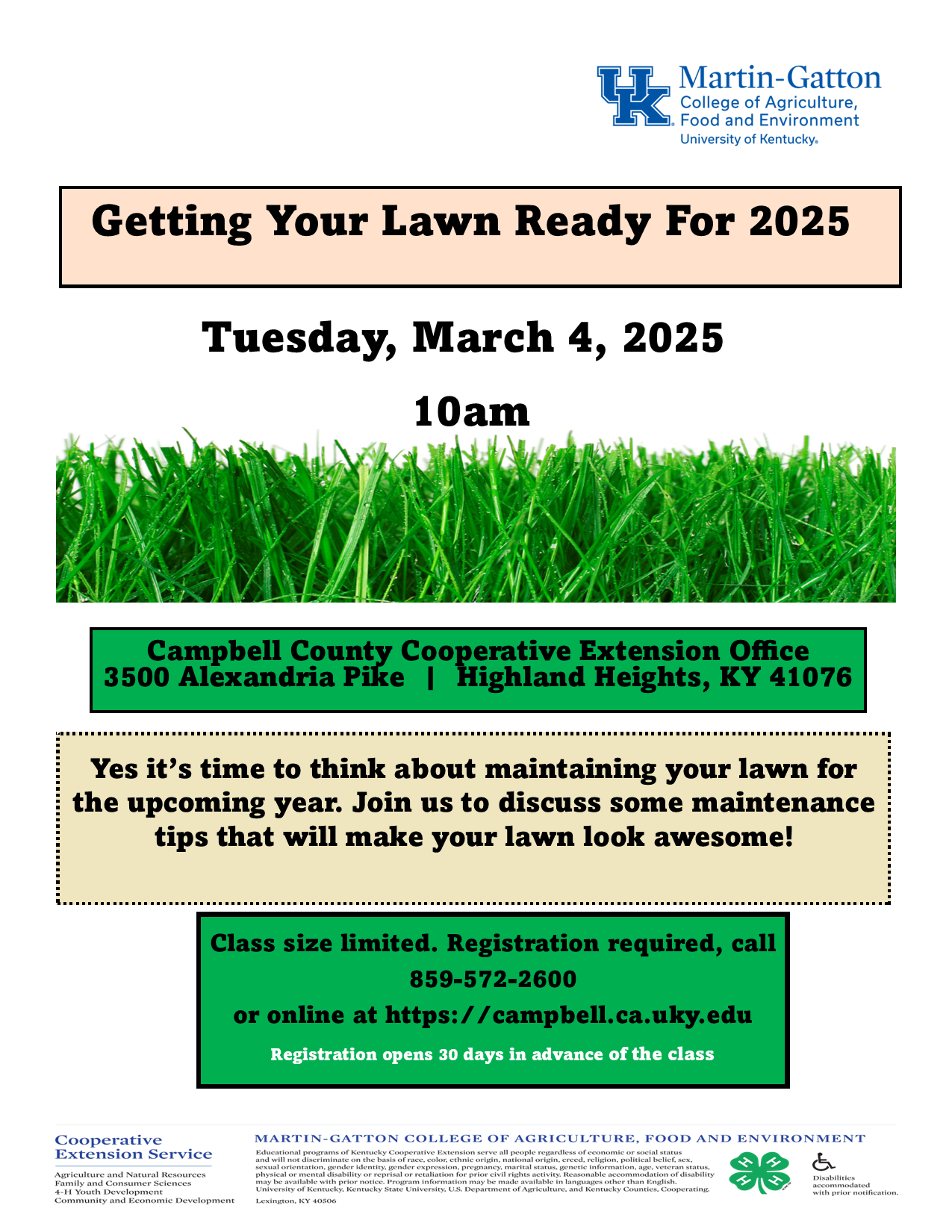 Getting Your Lawn Ready